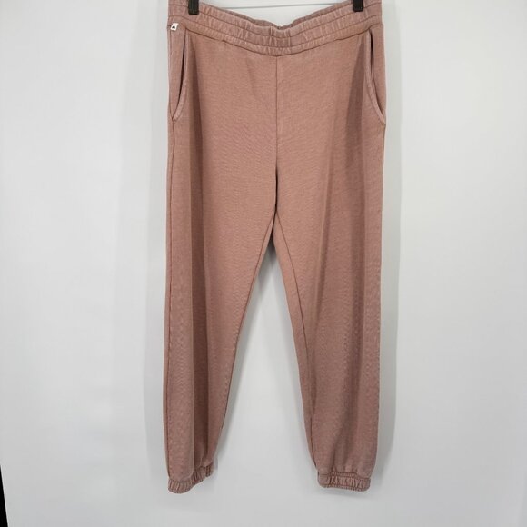 Kensie Jogger Pants size medium M Womens cotton knit Elastic Waist New - Picture 2 of 12